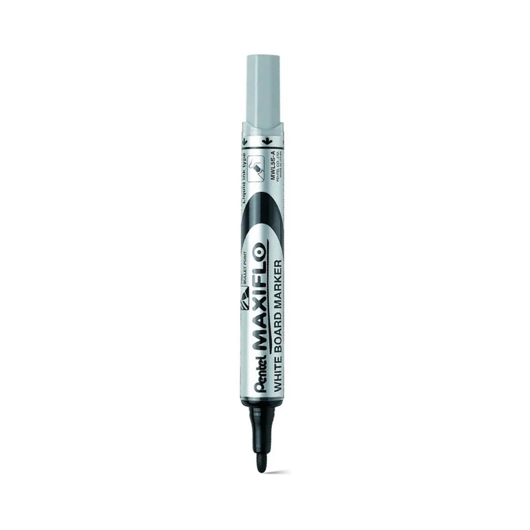 Pentel Maxiflo Whiteboard Marker Black Mwlg-Aa